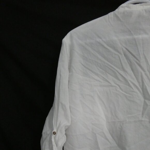 L.O.G.G. By H&M size 4 Classic White Long Sleeve Shirt With Chest Pockets - Picture 11 of 16